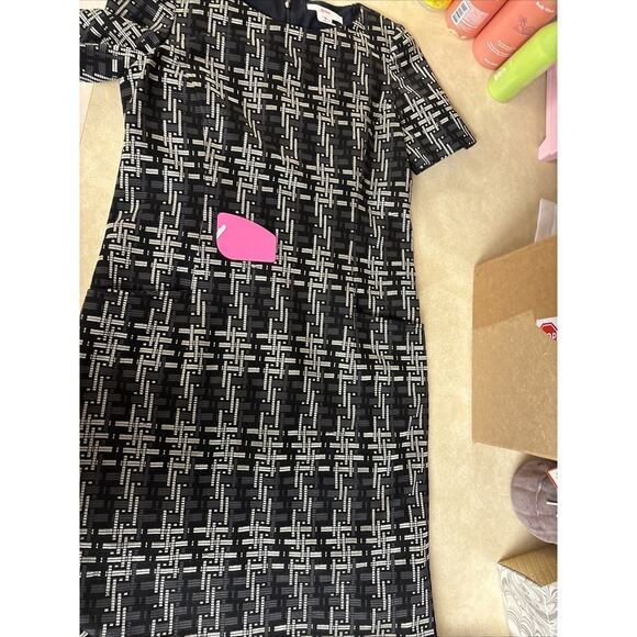 Leggiadro Black Wool Blend Dress Size 4 Has Pockets - Picture 6 of 8